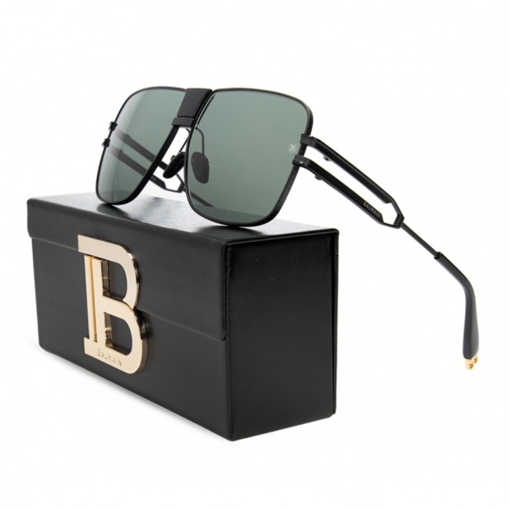 Balmain Black Case with Silver Logo